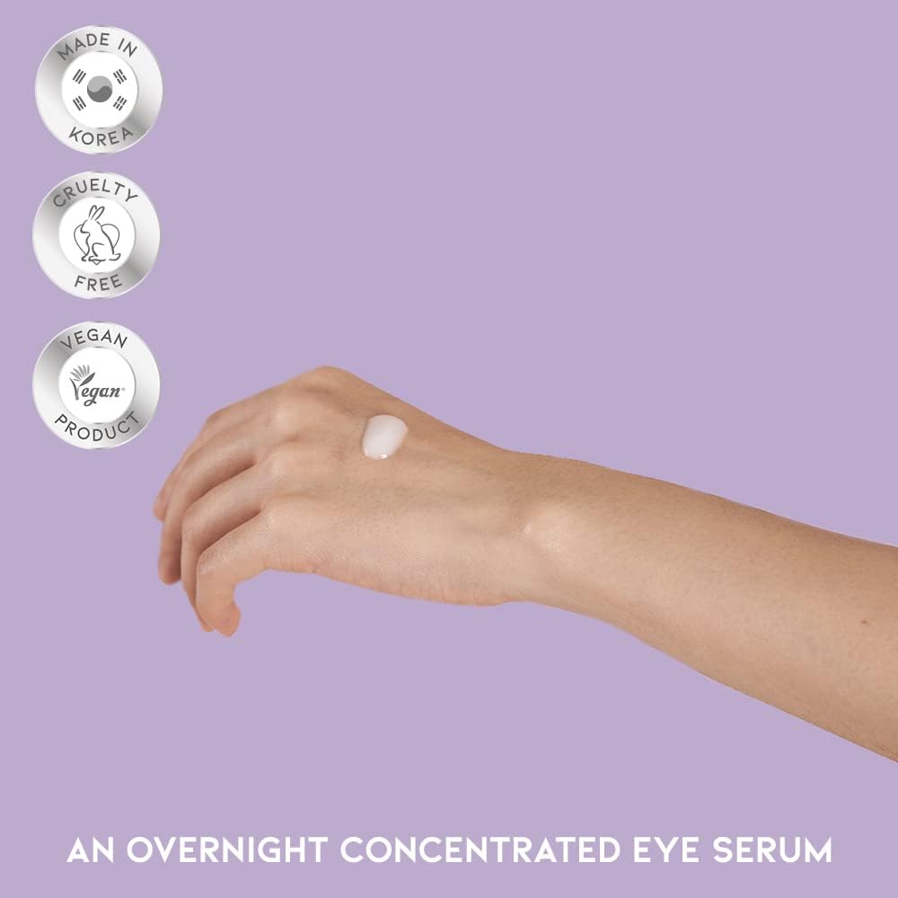 #OOTD eye cream before and after application illustrating brighter eye look