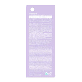 #OOTD eye cream certification label highlighting vegan, sustainable benefit