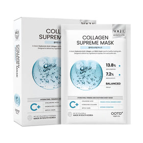 #OOTD front packaging showing collagen mask benefits