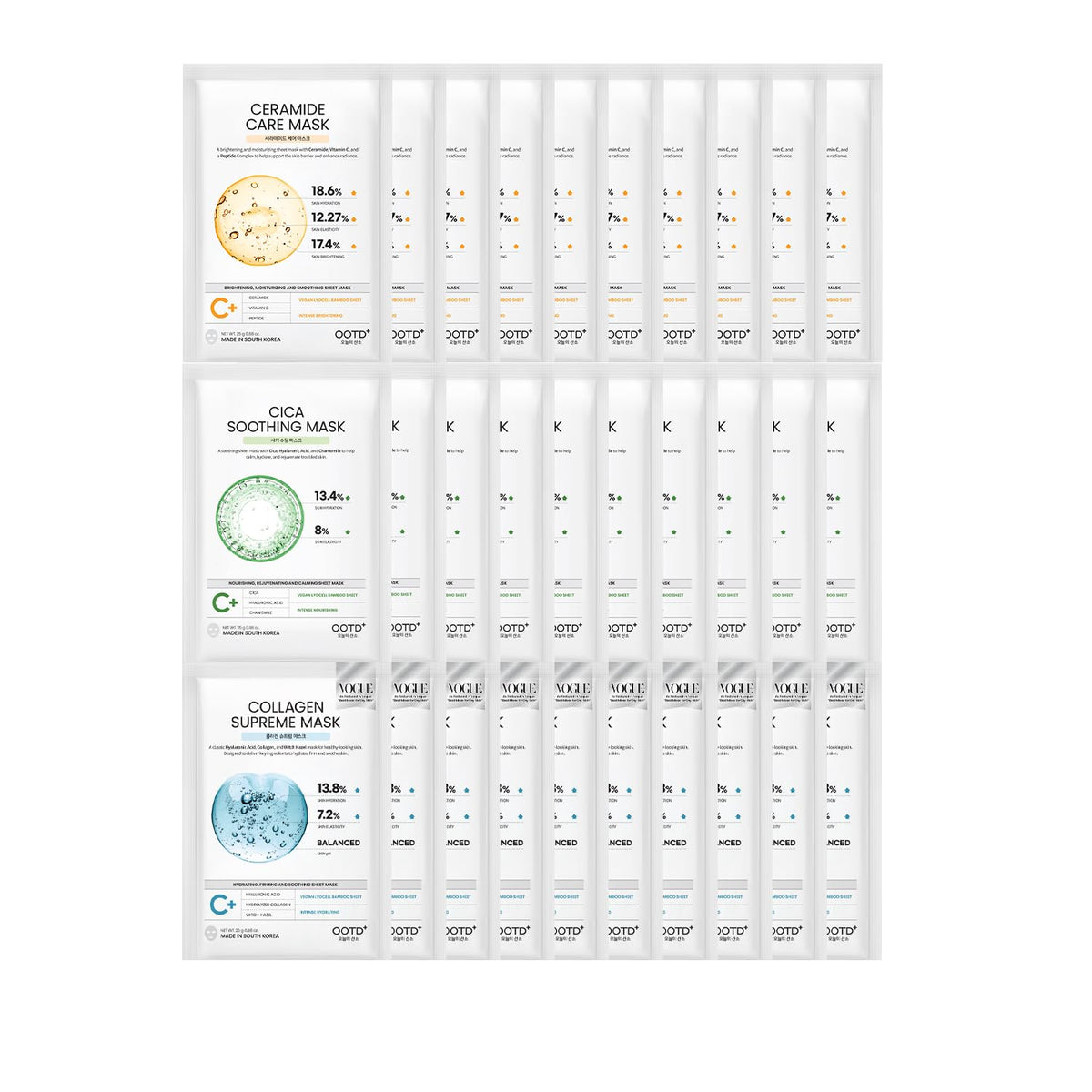 #OOTD front packaging showing 30-count set and benefits