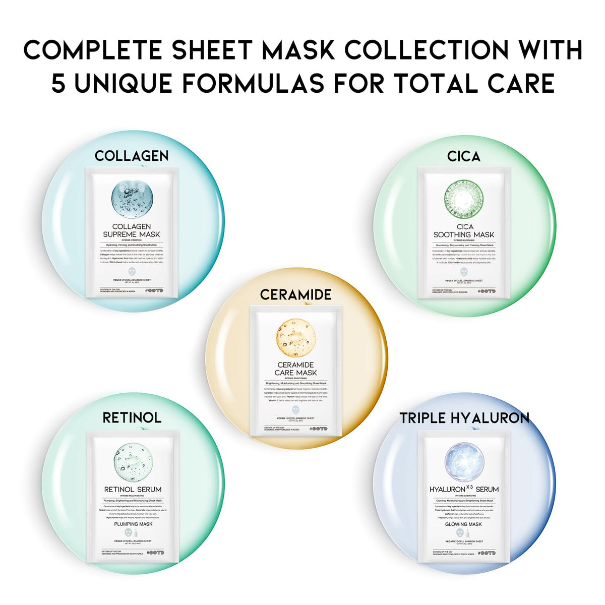 #OOTD close-up of an opened sheet mask highlighting soft fabric and hydration