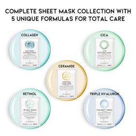#OOTD close-up of an opened sheet mask highlighting soft fabric and hydration