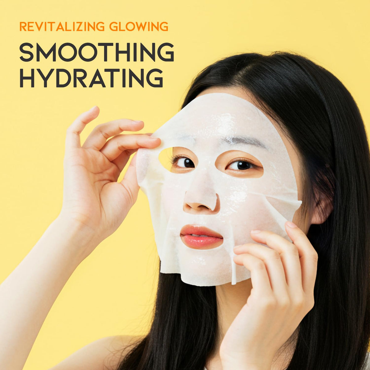 #OOTD close-up of sheet texture highlighting soft material for even serum delivery
