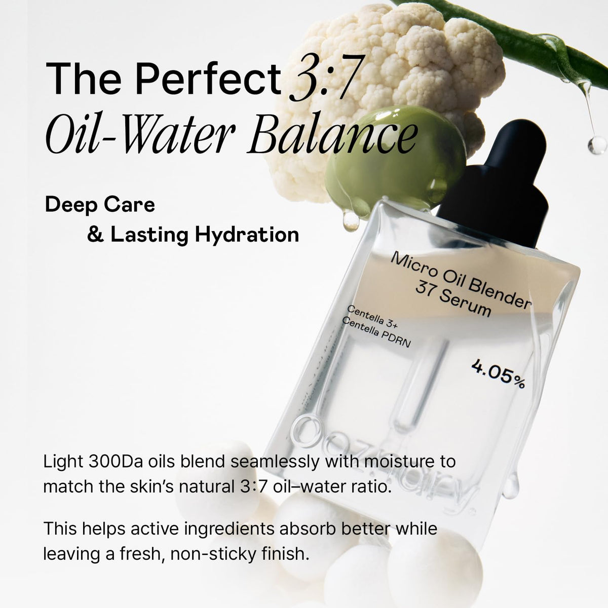 OOZNARY in a nighttime routine setting showing layering with moisturizer benefit