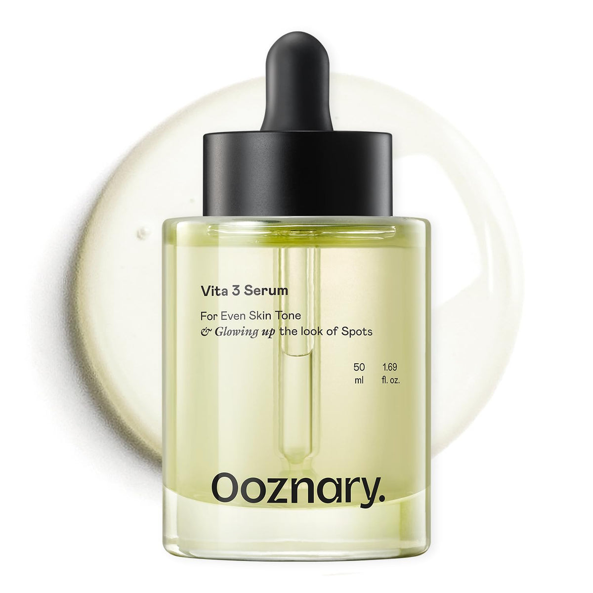 OOZNARY front packaging bottle showing product and calming design benefit