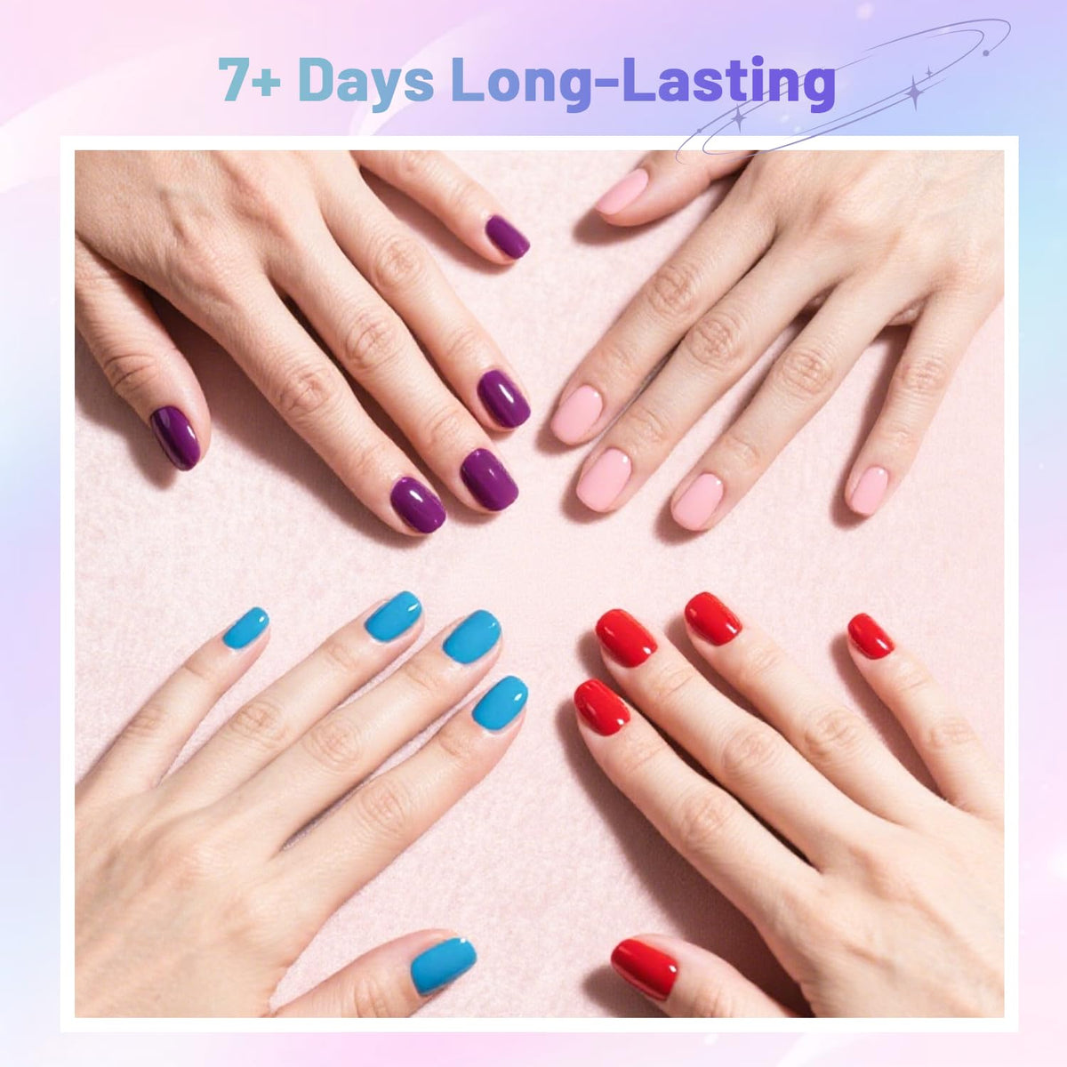 OpenLive polish being applied on a nail for fast-dry, salon finish