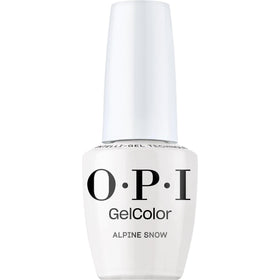 OPI Alpine Snow front bottle showing product and volume, ideal for professional salons