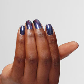 OPI close-up shimmer detail highlighting fine reflective particles for glow