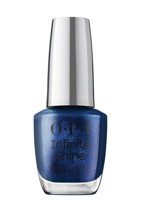 OPI bottle front view showing deep navy sheen and brand clarity
