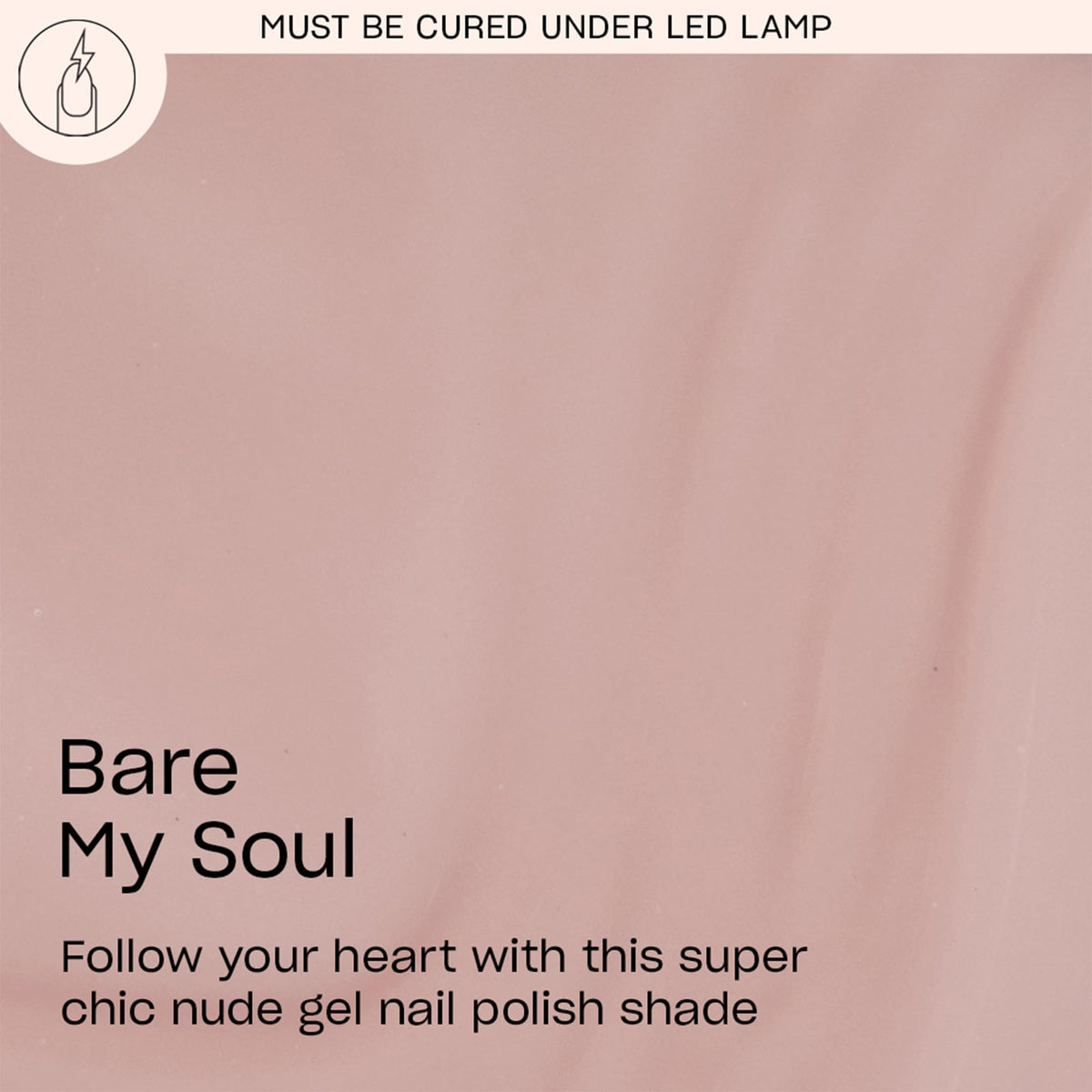 OPI brush stroke close-up showing Bare My Soul even coverage benefit