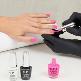OPI removal demonstration showing easy, damage-free polish removal