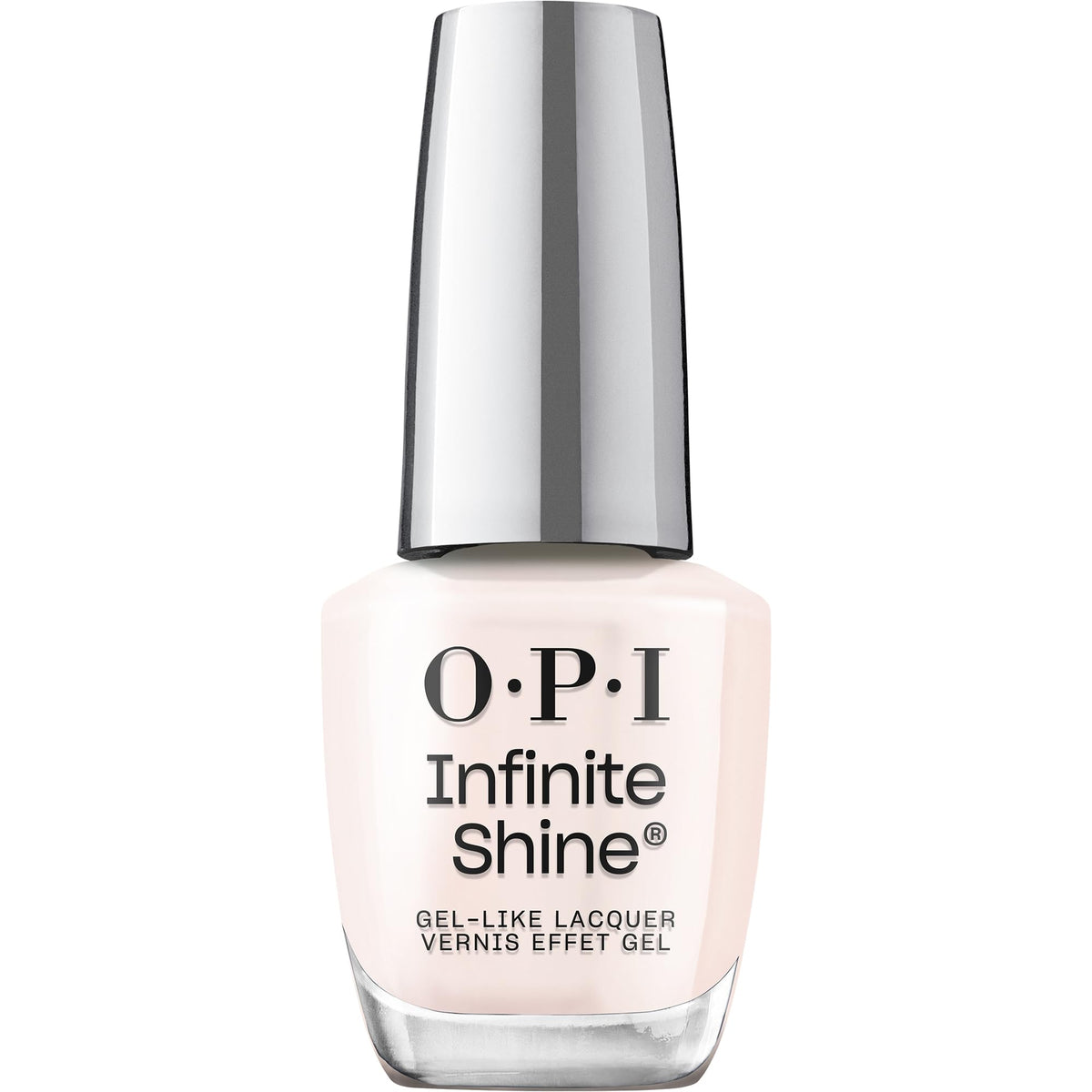 OPI bottle front view showing color and label with glossy benefit