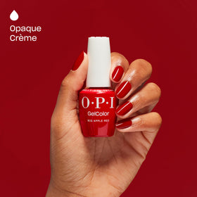 OPI close-up of smooth gel texture highlighting self-leveling benefit