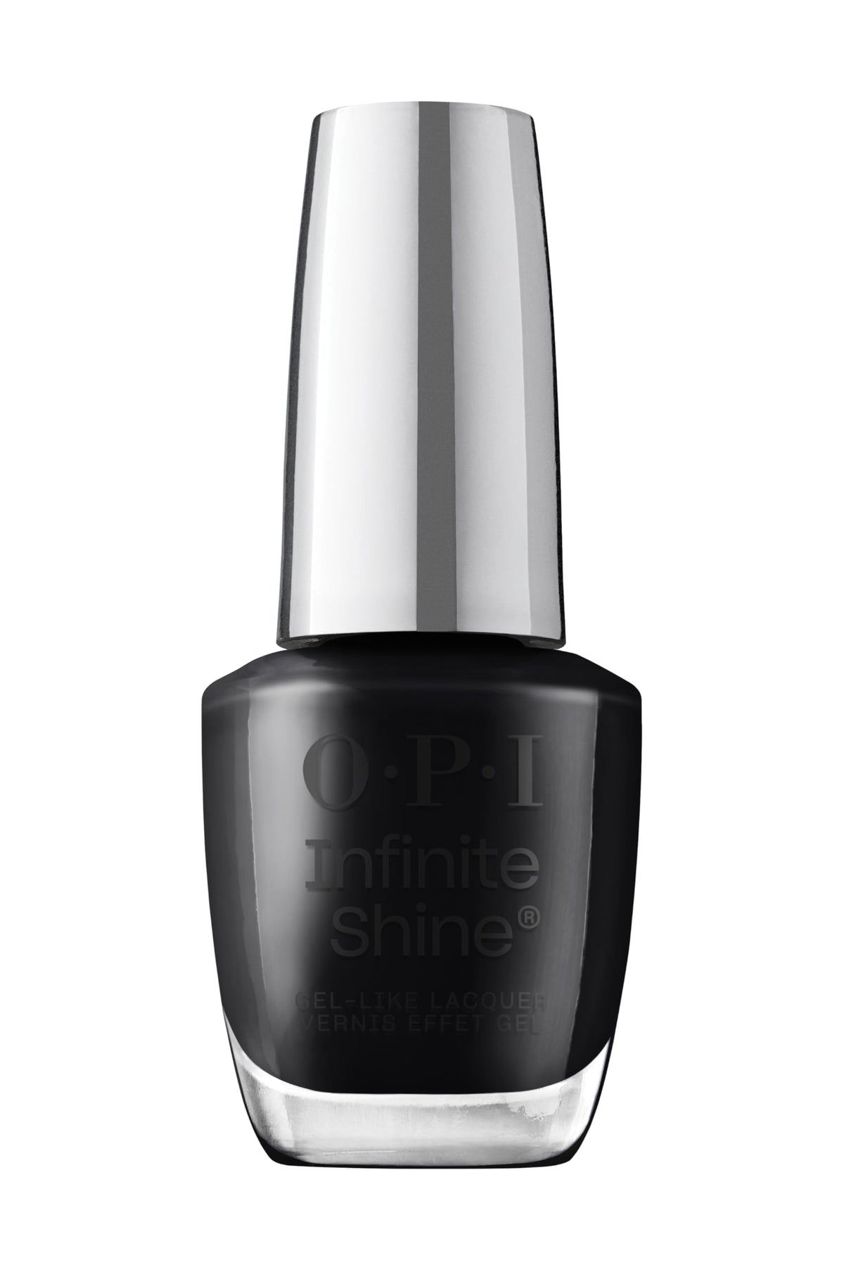 OPI Black Onyx front bottle showing true black polish and branding for instant recognition and benefit