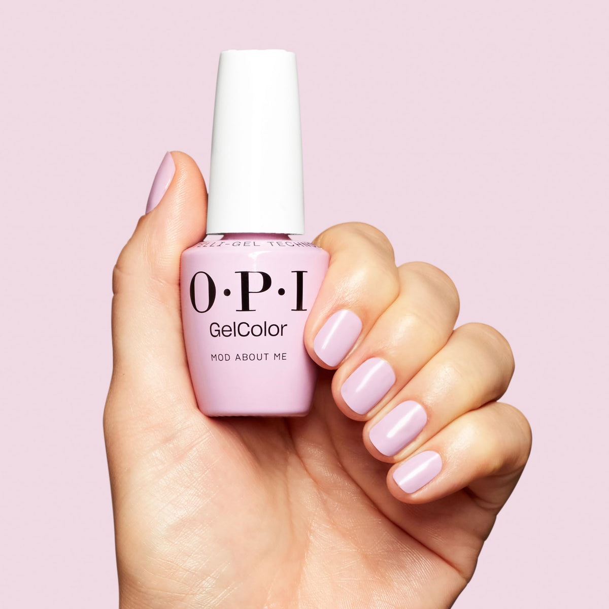 OPI bottle cap and label detail showing product name and volume