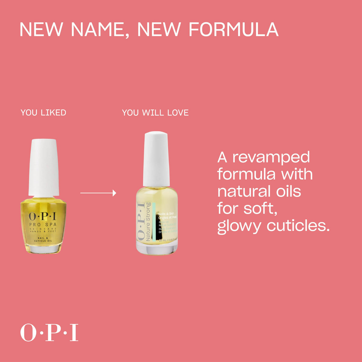OPI 15 mL bottle beside a ruler to show compact travel-friendly size