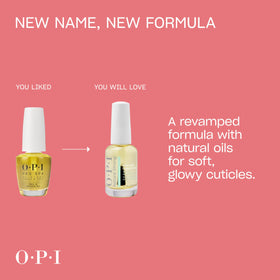 OPI 15 mL bottle beside a ruler to show compact travel-friendly size
