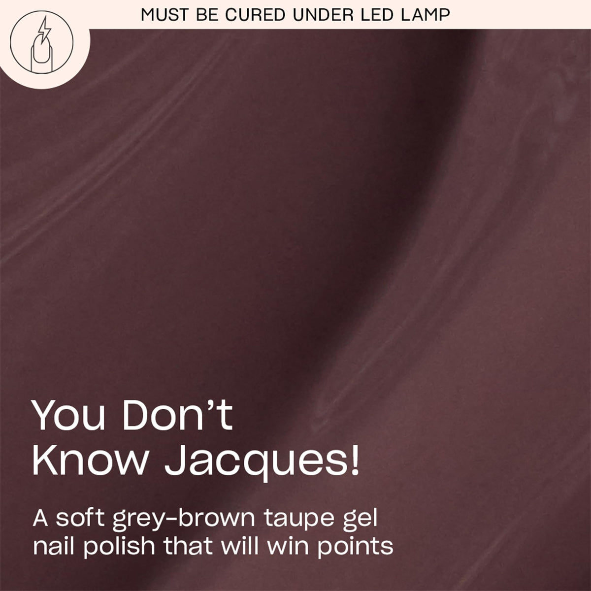 OPI brush stroke close-up showing smooth taupe texture for easy application