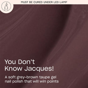 OPI brush stroke close-up showing smooth taupe texture for easy application