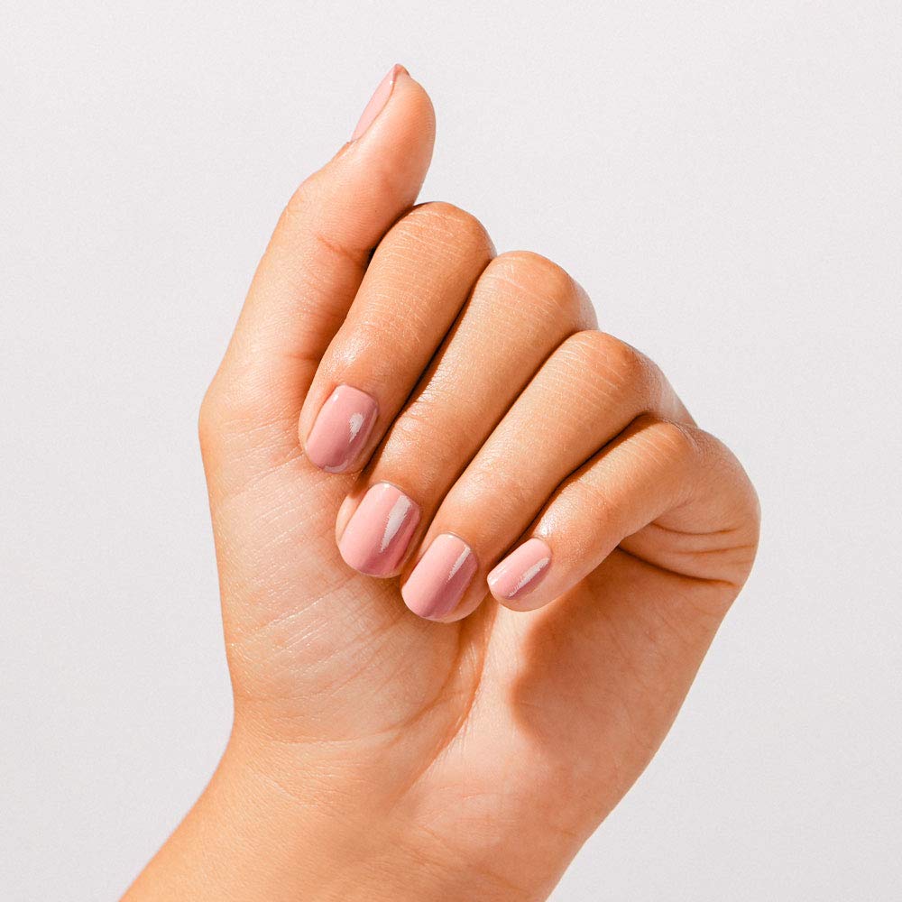 OPI brush and cap detail highlighting applicator, ensures even treatment application