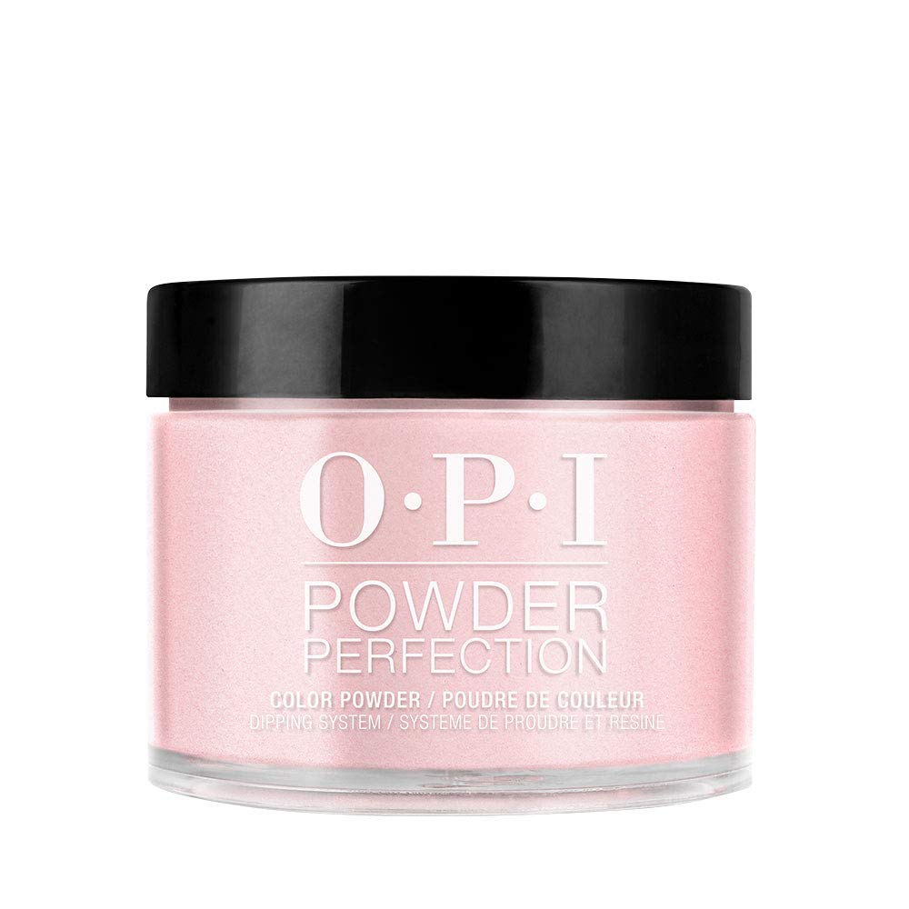 OPI jar front view showing Bubble Bath shade and volume benefit