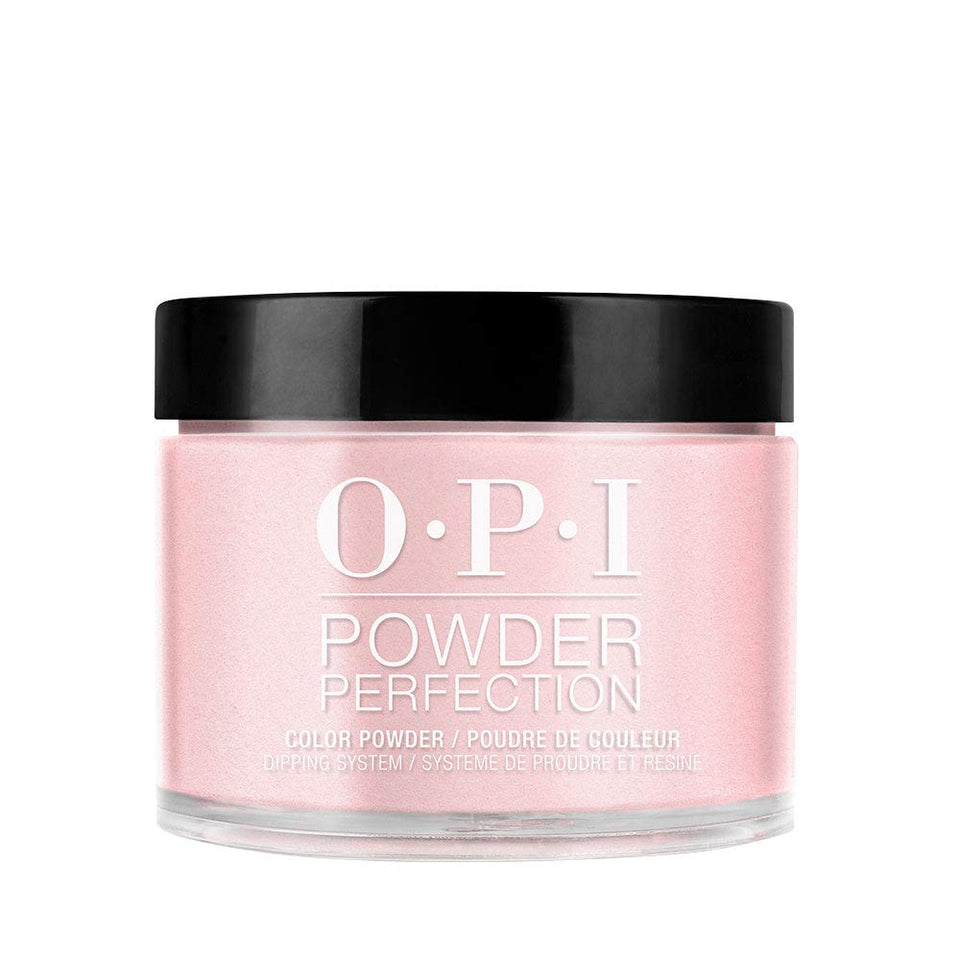 OPI jar front view showing Bubble Bath shade and volume benefit