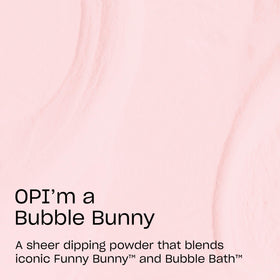 OPI open jar revealing airy sheer pink powder benefit: visible texture for smooth application