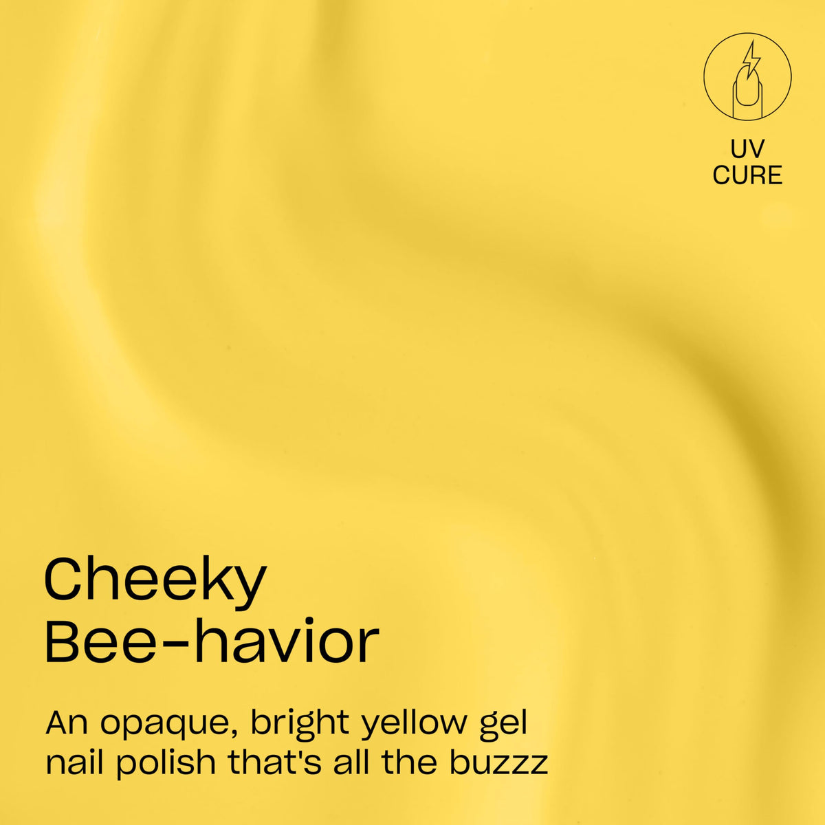 OPI Cheeky Bee-havior brush stroke demo highlighting smooth application and coverage