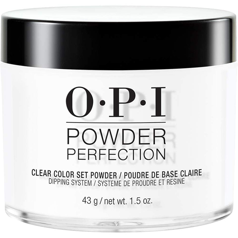 OPI clear color set front packaging showing professional product and convenience