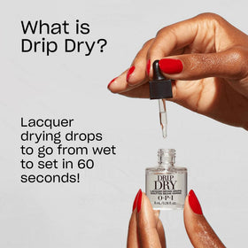 OPI close-up of dropper tip highlighting precise dispensing benefit