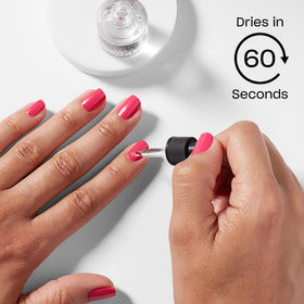 OPI product staged with fresh manicure showing salon-quality finish benefit