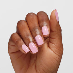 OPI polish applied on nails showing gel-like shine and long-wear benefit