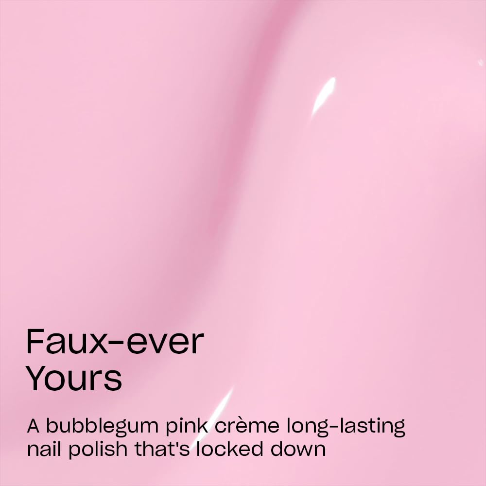 OPI color swatch stick showing opaque bubblegum pink coverage benefit