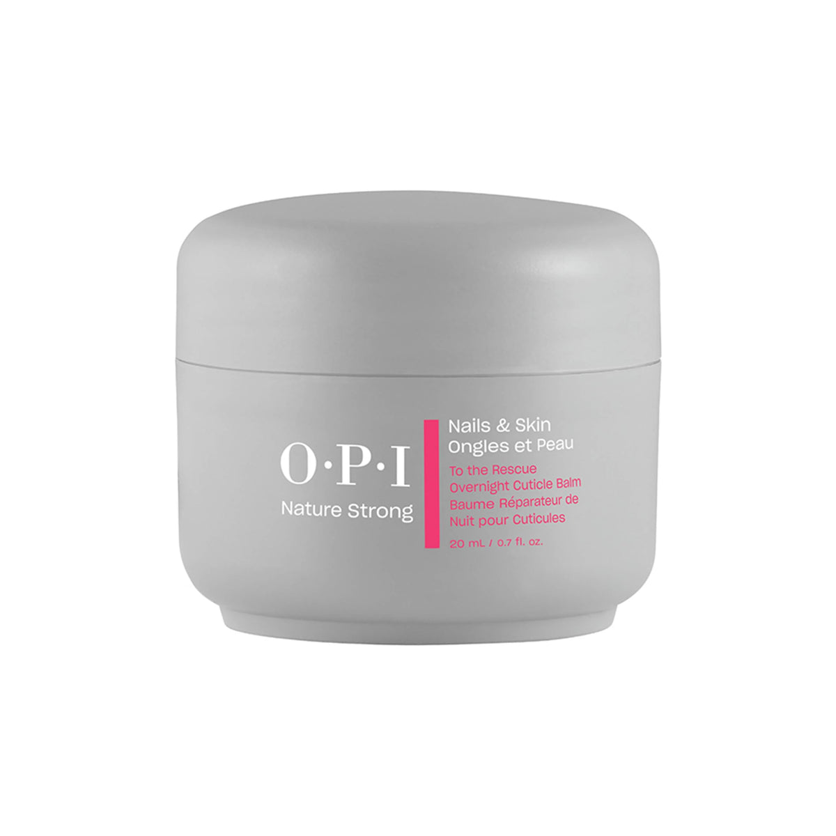 OPI front packaging showing To the Rescue Overnight Cuticle Balm and brand clarity
