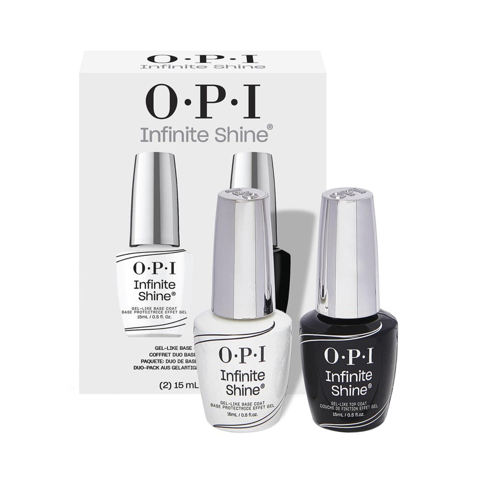 OPI front packaging showing duo set and long-wear benefits