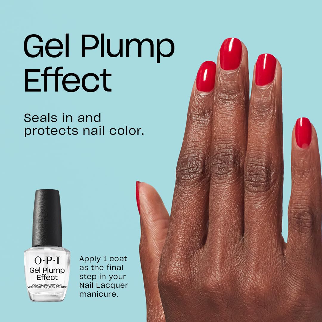OPI brush close-up demonstrating wide brush for smooth, even application benefit
