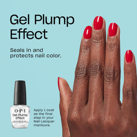 OPI brush close-up demonstrating wide brush for smooth, even application benefit
