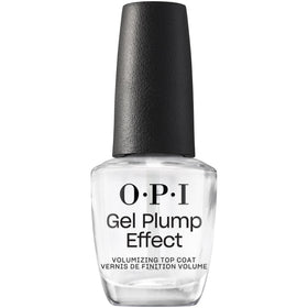 OPI front bottle view showing glossy top coat and brand benefit of high shine