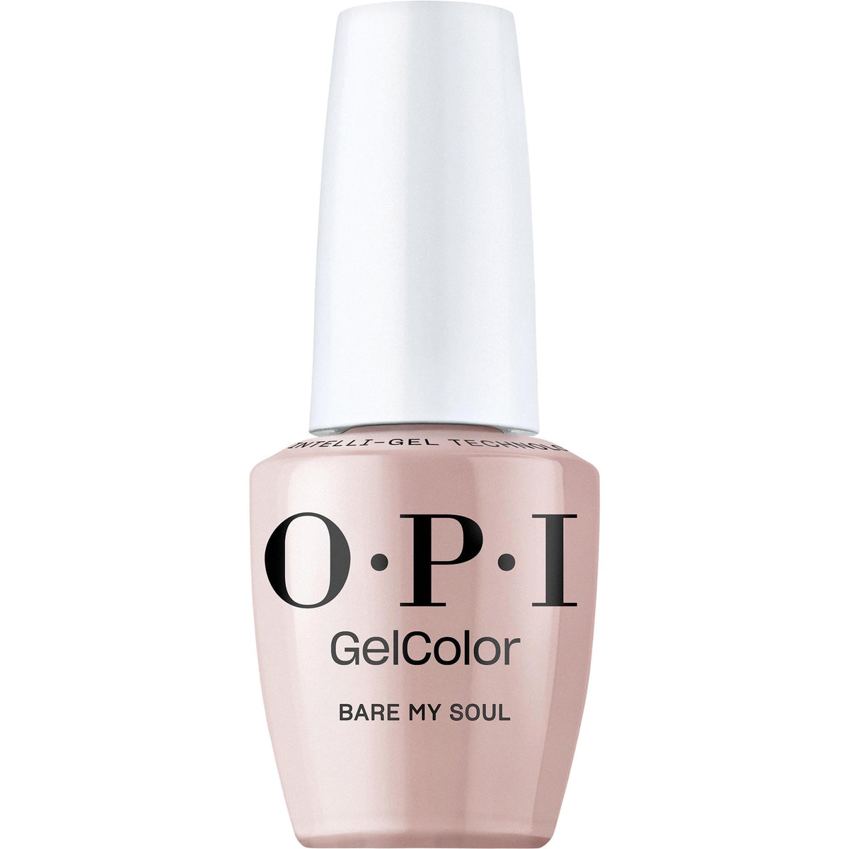 OPI bottle front packaging showing shade and glossy finish benefit