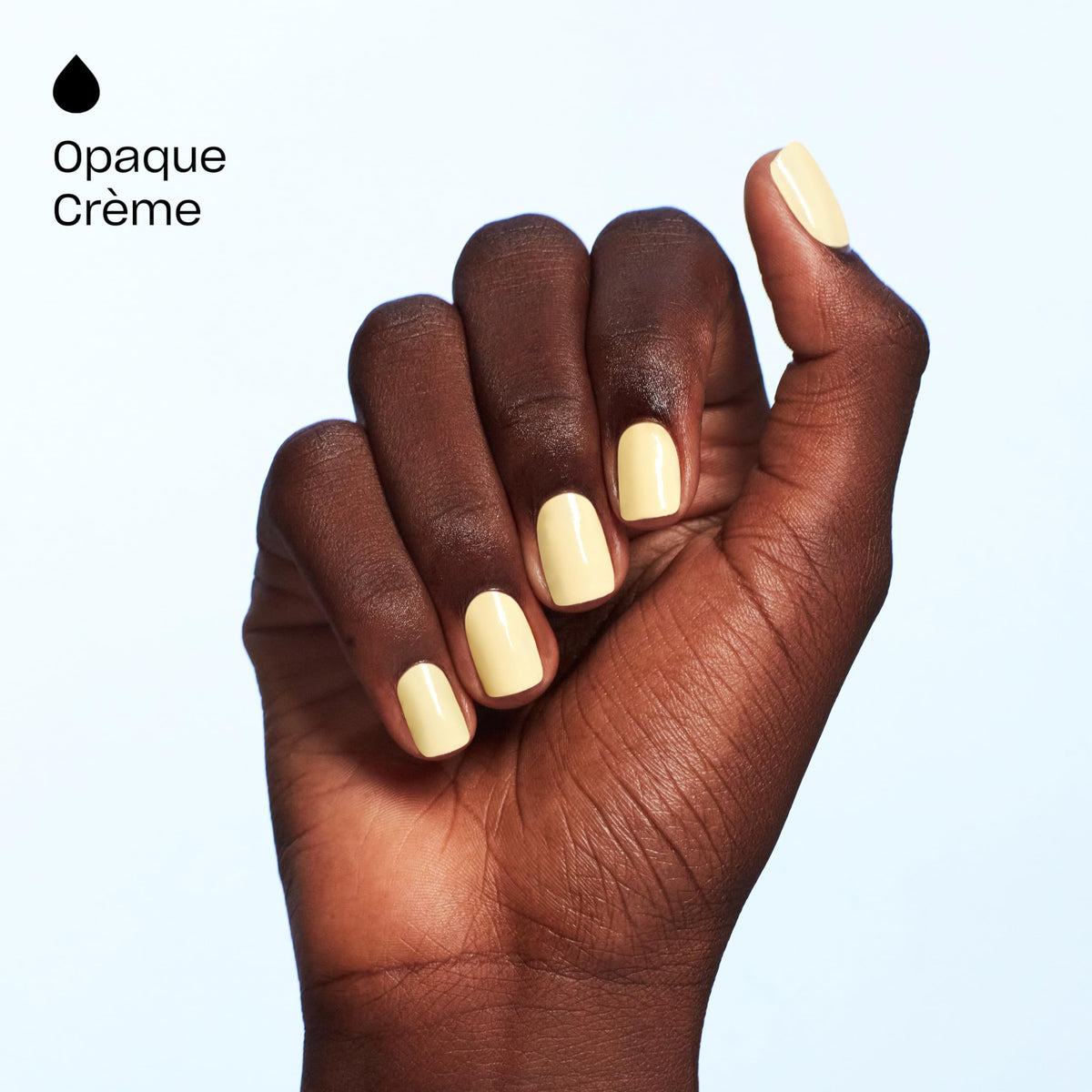 OPI creamy gel texture closeup demonstrating smooth self-leveling finish