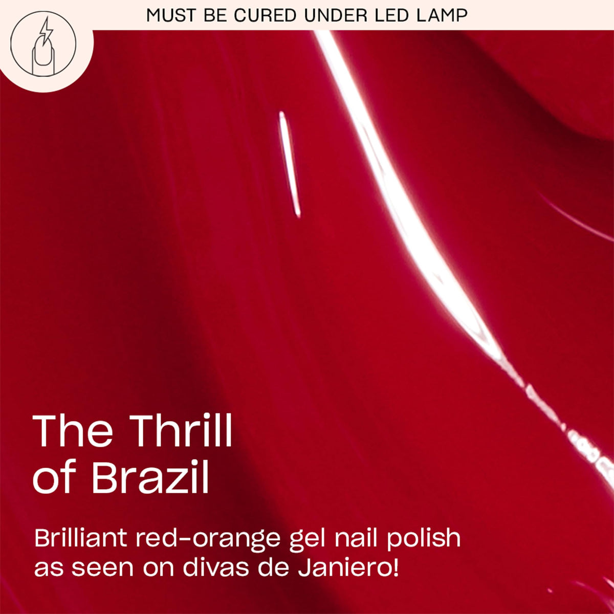 OPI brush applying smooth stroke illustrating Intelli-Brush precision benefit