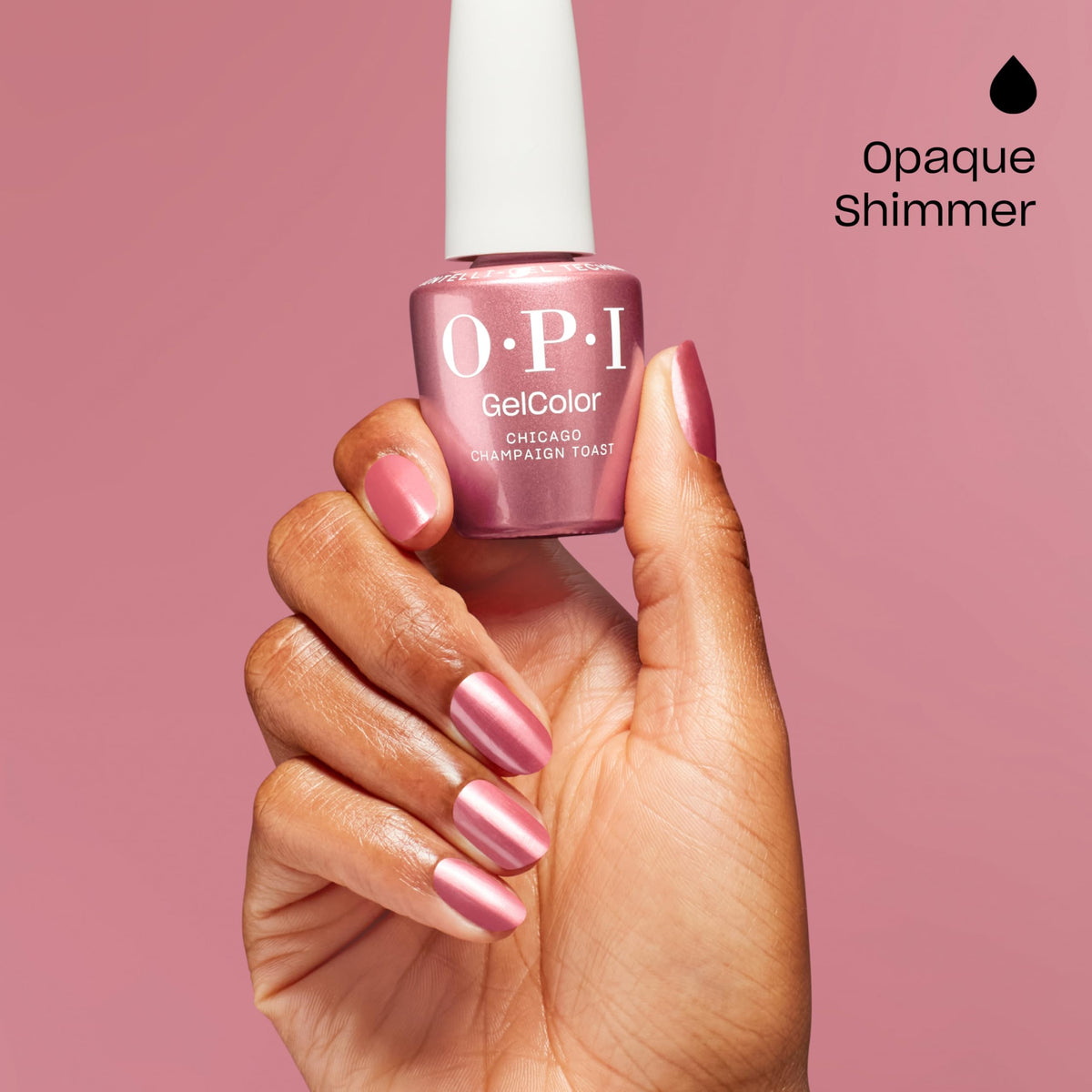 OPI brush detail with rounded Intelli-Brush improving precision and application benefit