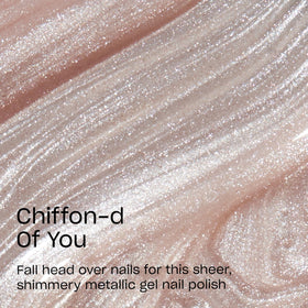 OPI brush stroke of Chiffon-d of You showing smooth coverage benefit