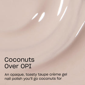 OPI brush stroke of Coconuts Over OPI demonstrating smooth coverage