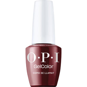 OPI front bottle showing Como se Llama? shade and compact size benefit