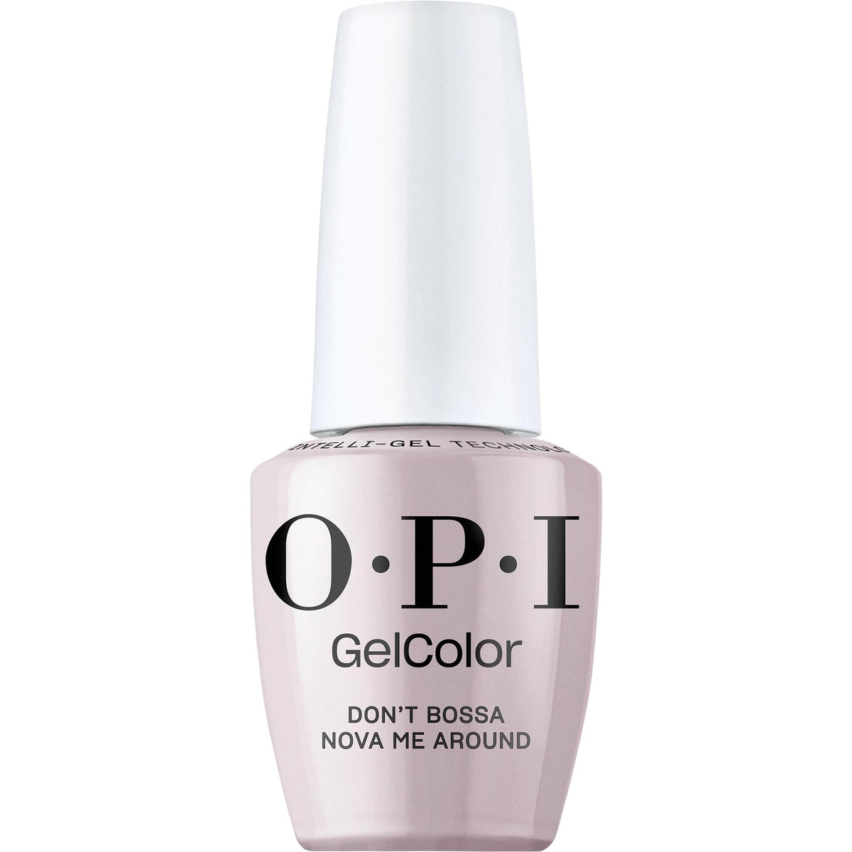 OPI front bottle showing color and glossy finish for instant shade recognition