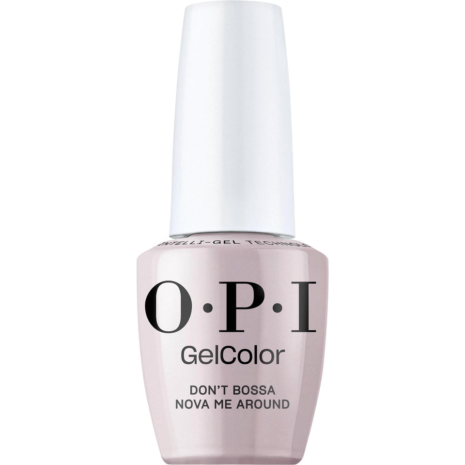 OPI front bottle showing color and glossy finish for instant shade recognition