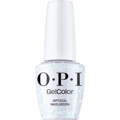 OPI front packaging showing GelColor bottle and label, brand clarity and professional look