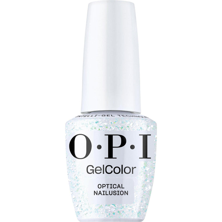 OPI front packaging showing GelColor bottle and label, brand clarity and professional look