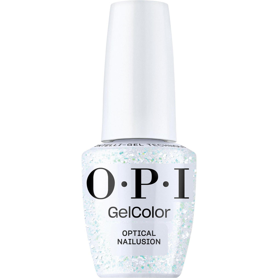 OPI front packaging showing GelColor bottle and label, brand clarity and professional look